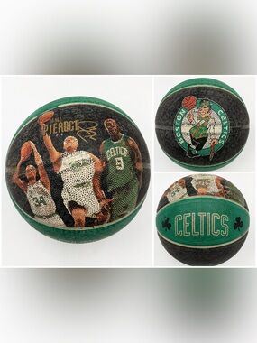 Source Unknown Green and Black Celtics Graphic Basketball